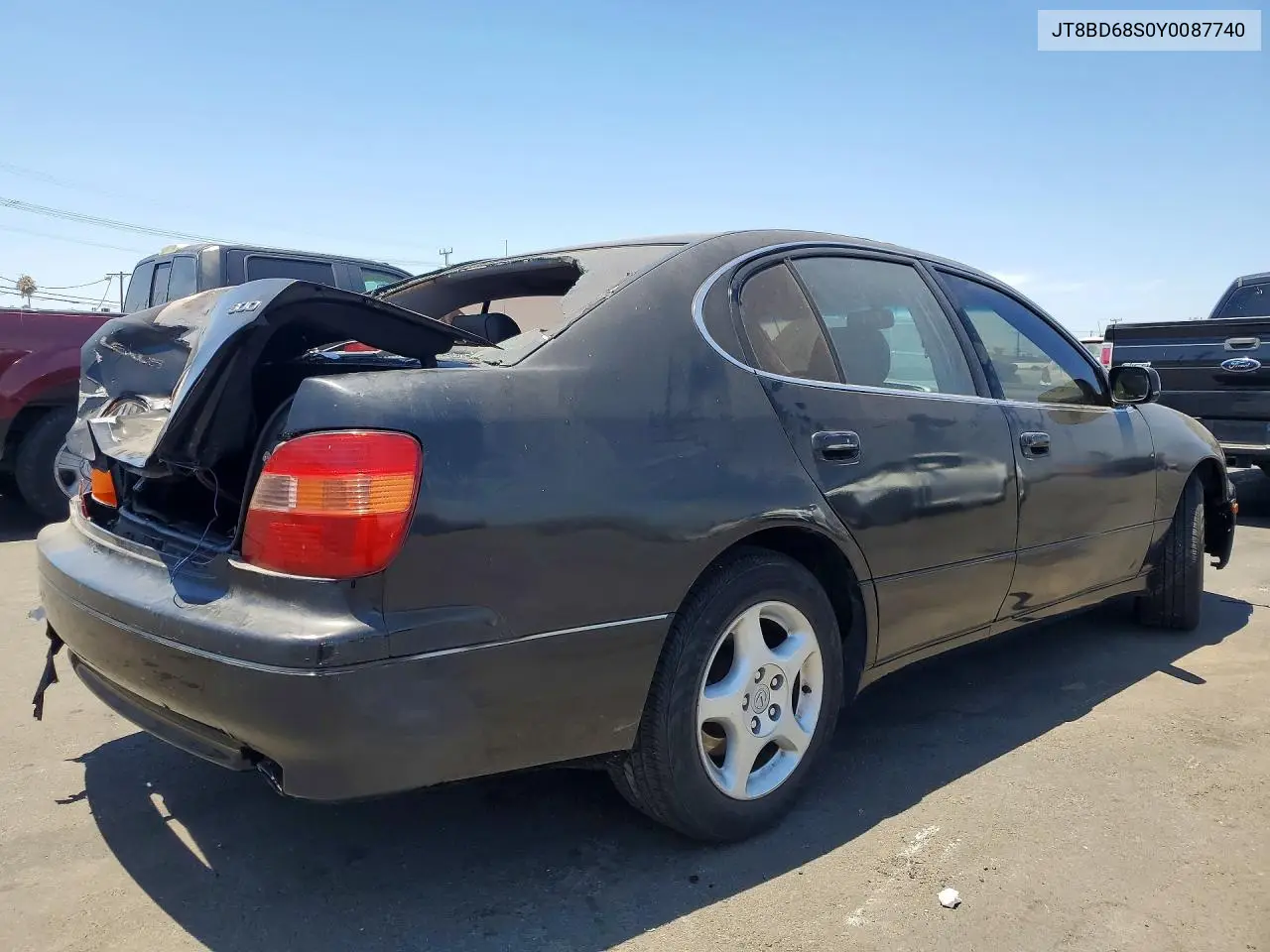2000 Lexus Gs 300 VIN: JT8BD68S0Y0087740 Lot: 61295276