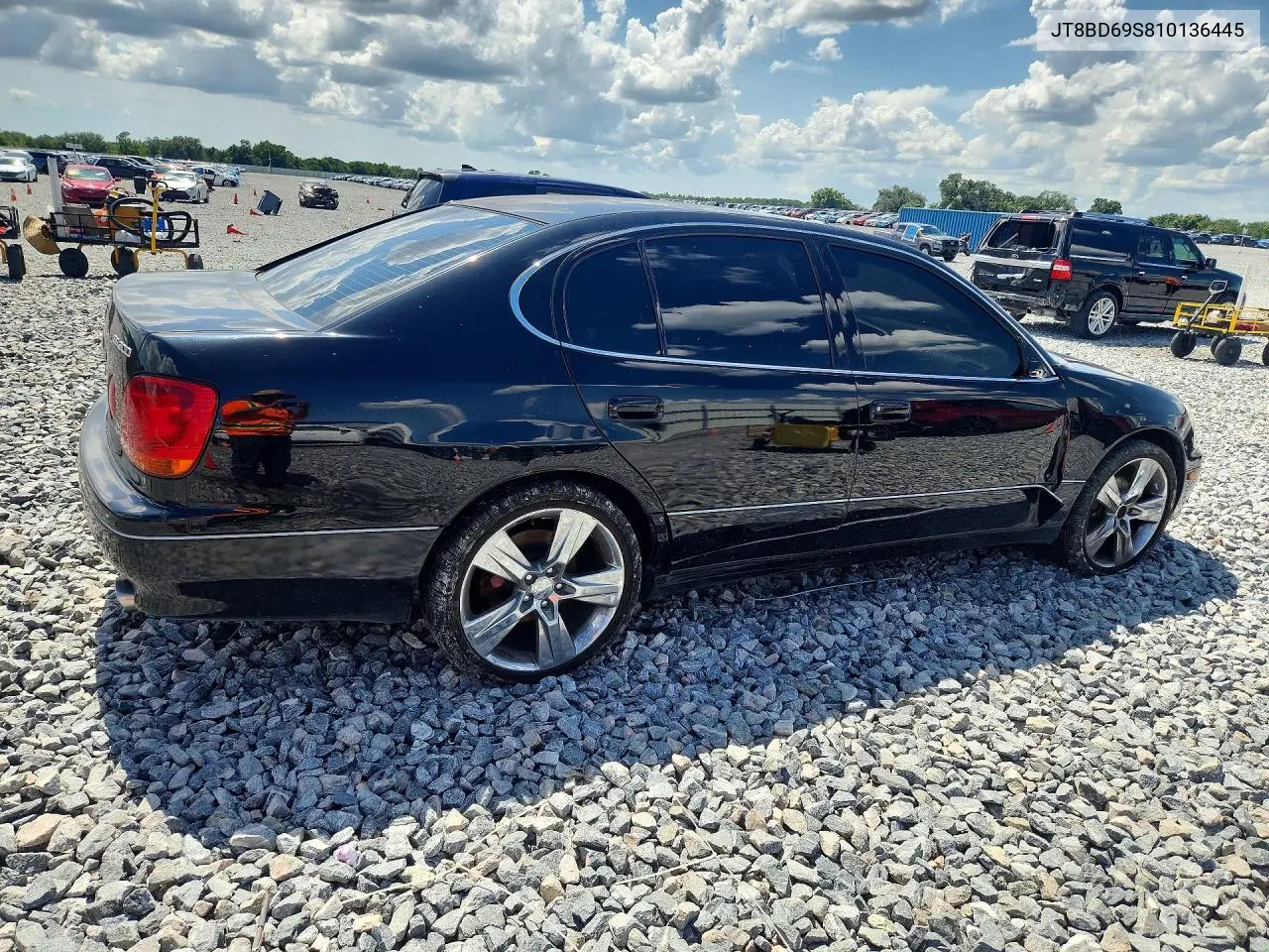 2001 Lexus Gs 300 VIN: JT8BD69S810136445 Lot: 54960126