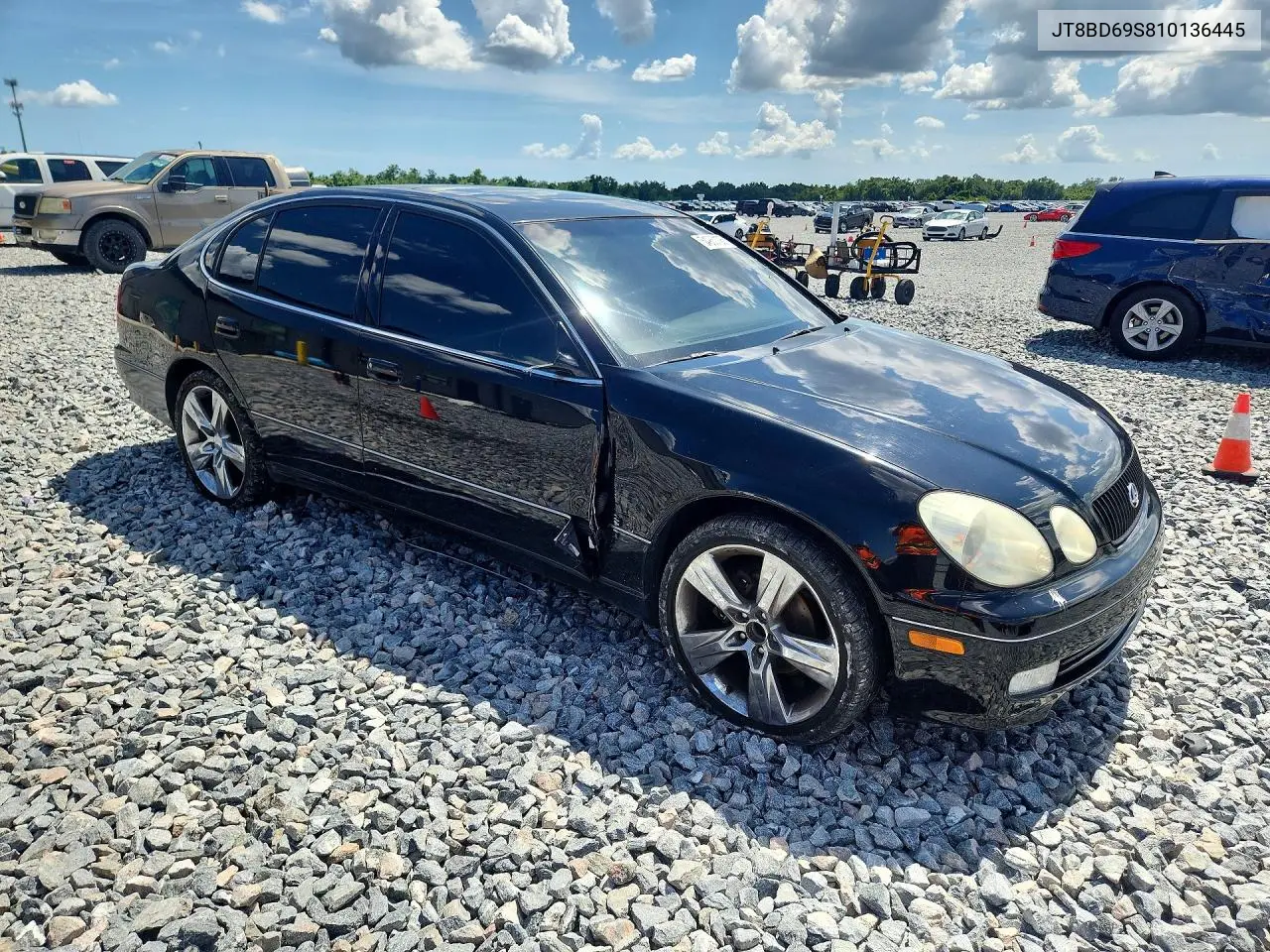 2001 Lexus Gs 300 VIN: JT8BD69S810136445 Lot: 54960126