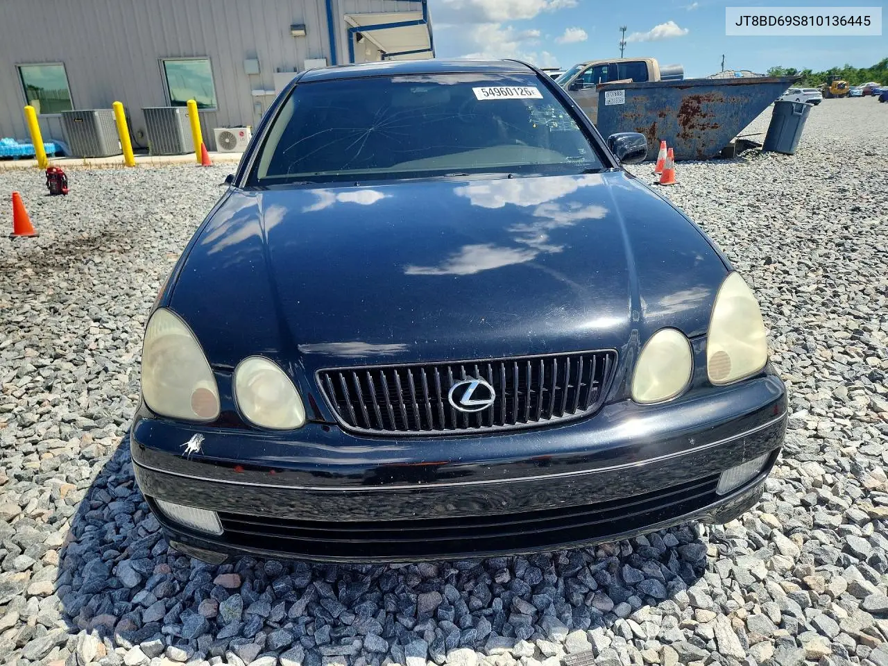 2001 Lexus Gs 300 VIN: JT8BD69S810136445 Lot: 54960126