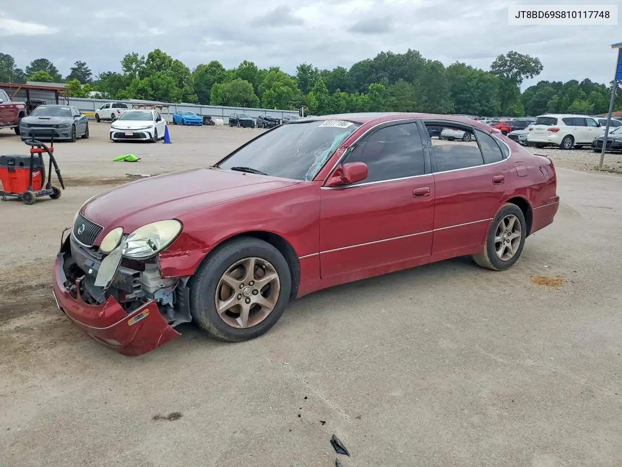 2001 Lexus Gs 300 VIN: JT8BD69S810117748 Lot: 55177196