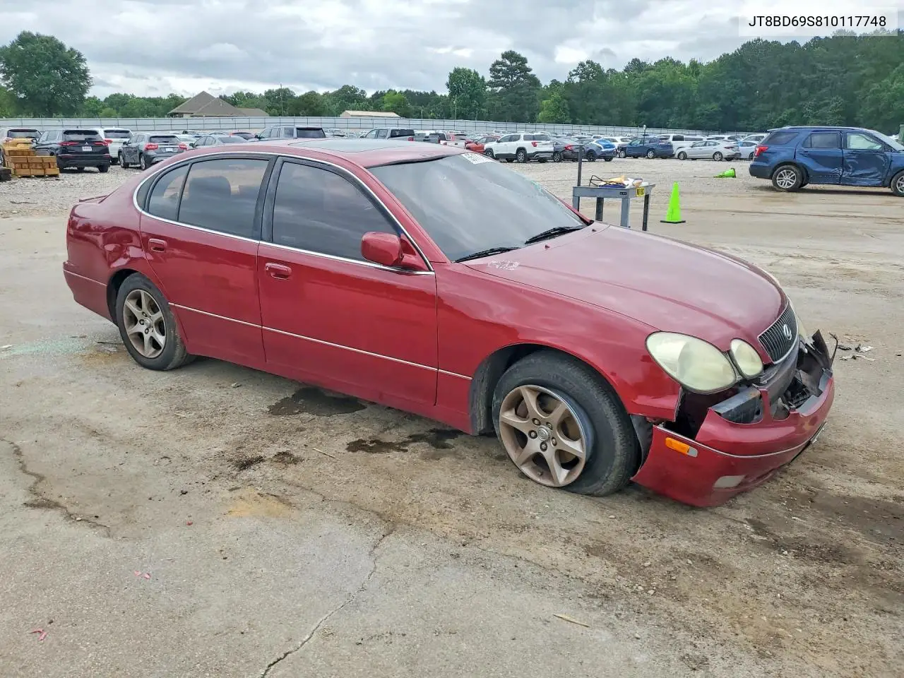 2001 Lexus Gs 300 VIN: JT8BD69S810117748 Lot: 55177196