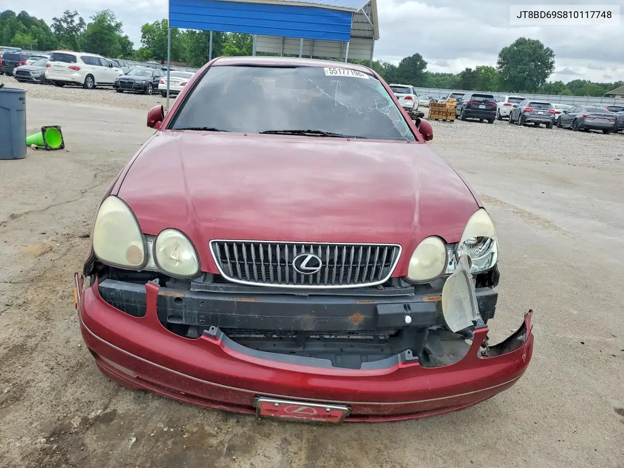 2001 Lexus Gs 300 VIN: JT8BD69S810117748 Lot: 55177196