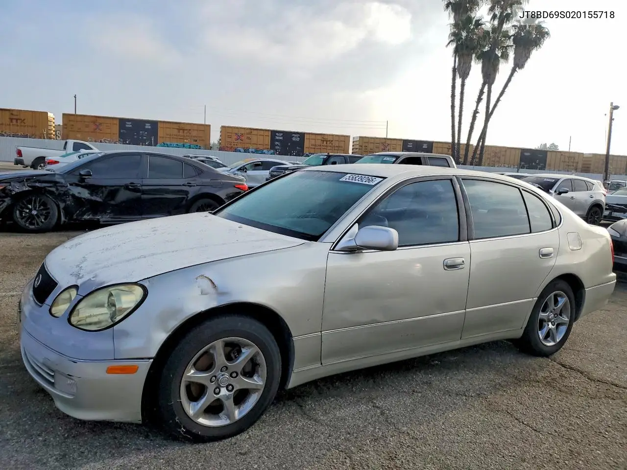2002 Lexus Gs 300 VIN: JT8BD69S020155718 Lot: 55839266