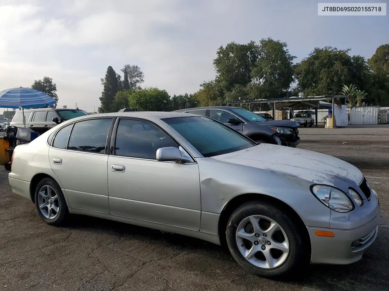2002 Lexus Gs 300 VIN: JT8BD69S020155718 Lot: 55839266