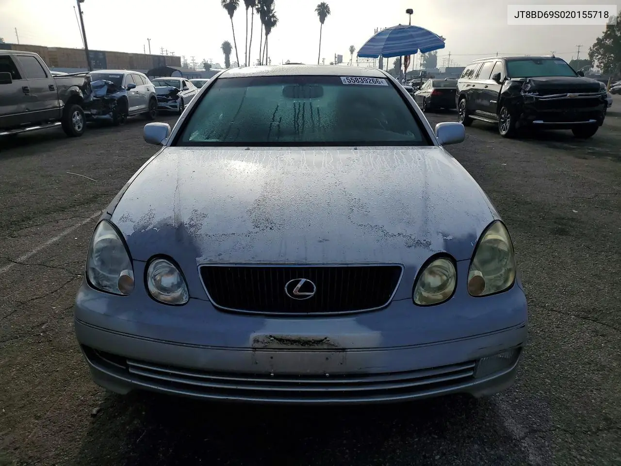 2002 Lexus Gs 300 VIN: JT8BD69S020155718 Lot: 55839266