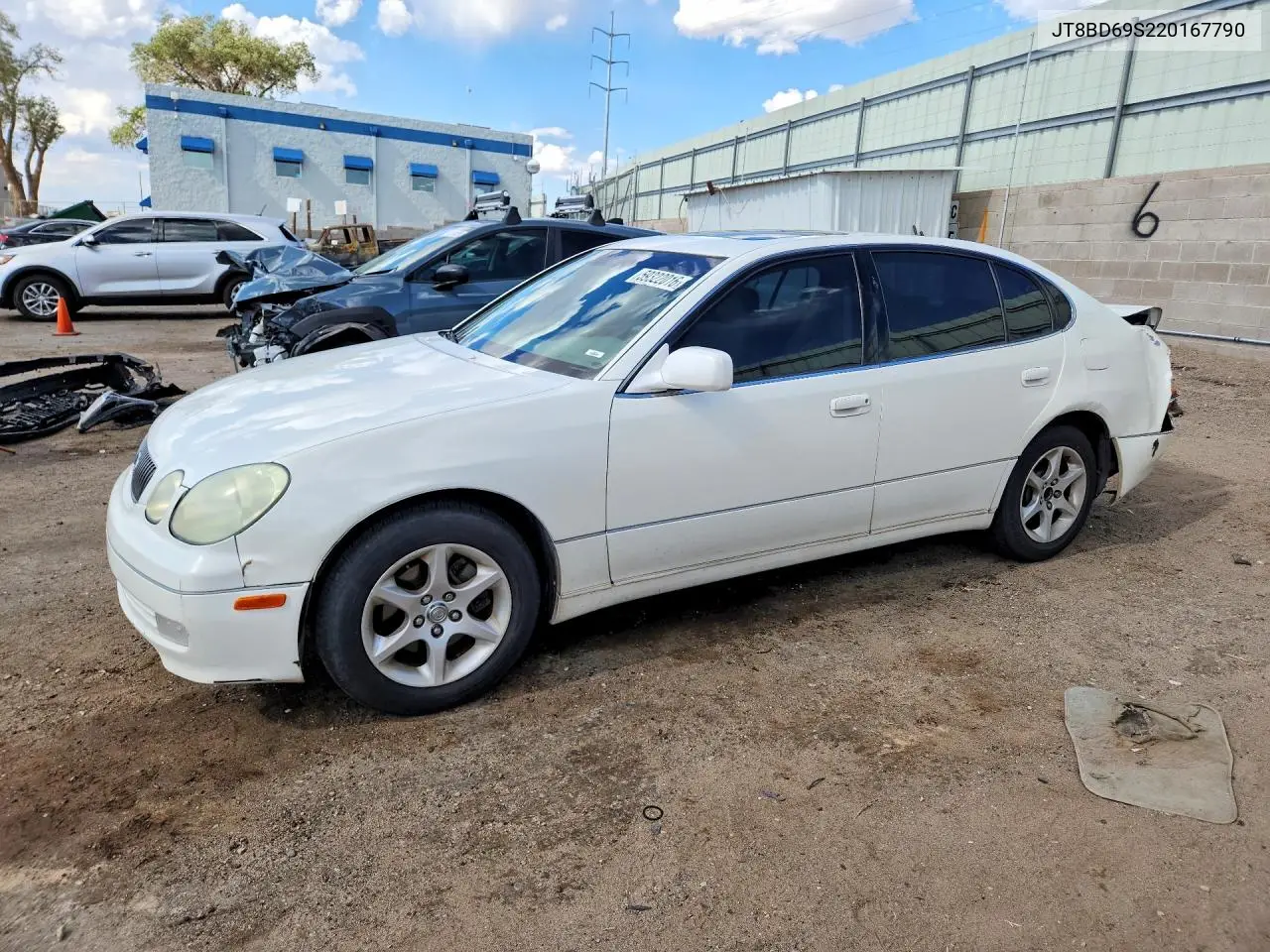 2002 Lexus Gs 300 VIN: JT8BD69S220167790 Lot: 59322016