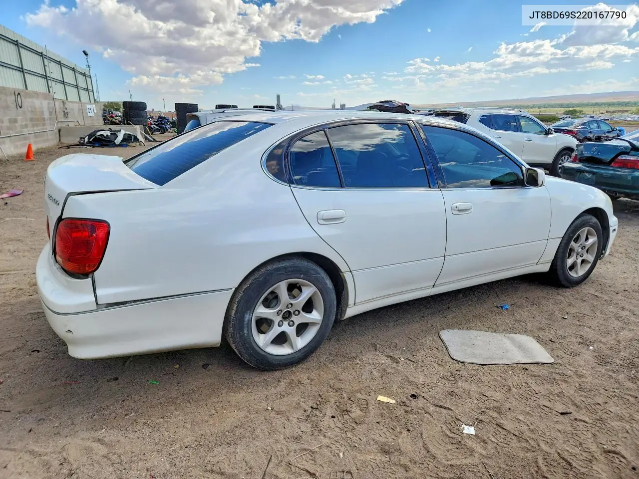 2002 Lexus Gs 300 VIN: JT8BD69S220167790 Lot: 59322016