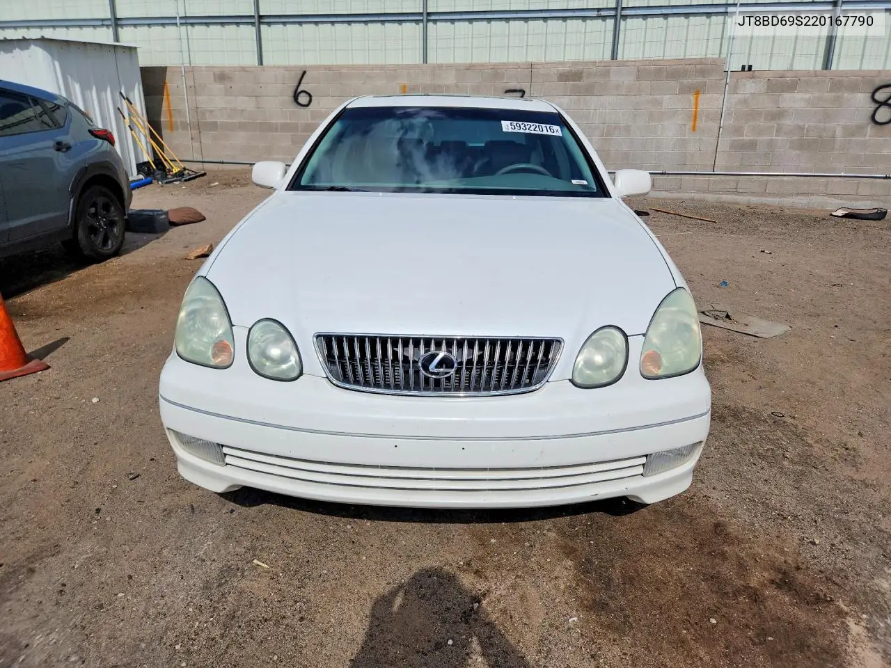 2002 Lexus Gs 300 VIN: JT8BD69S220167790 Lot: 59322016