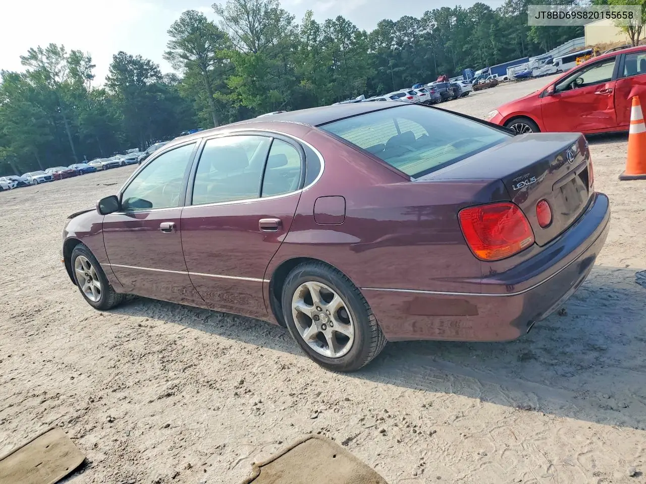 2002 Lexus Gs 300 VIN: JT8BD69S820155658 Lot: 59349216