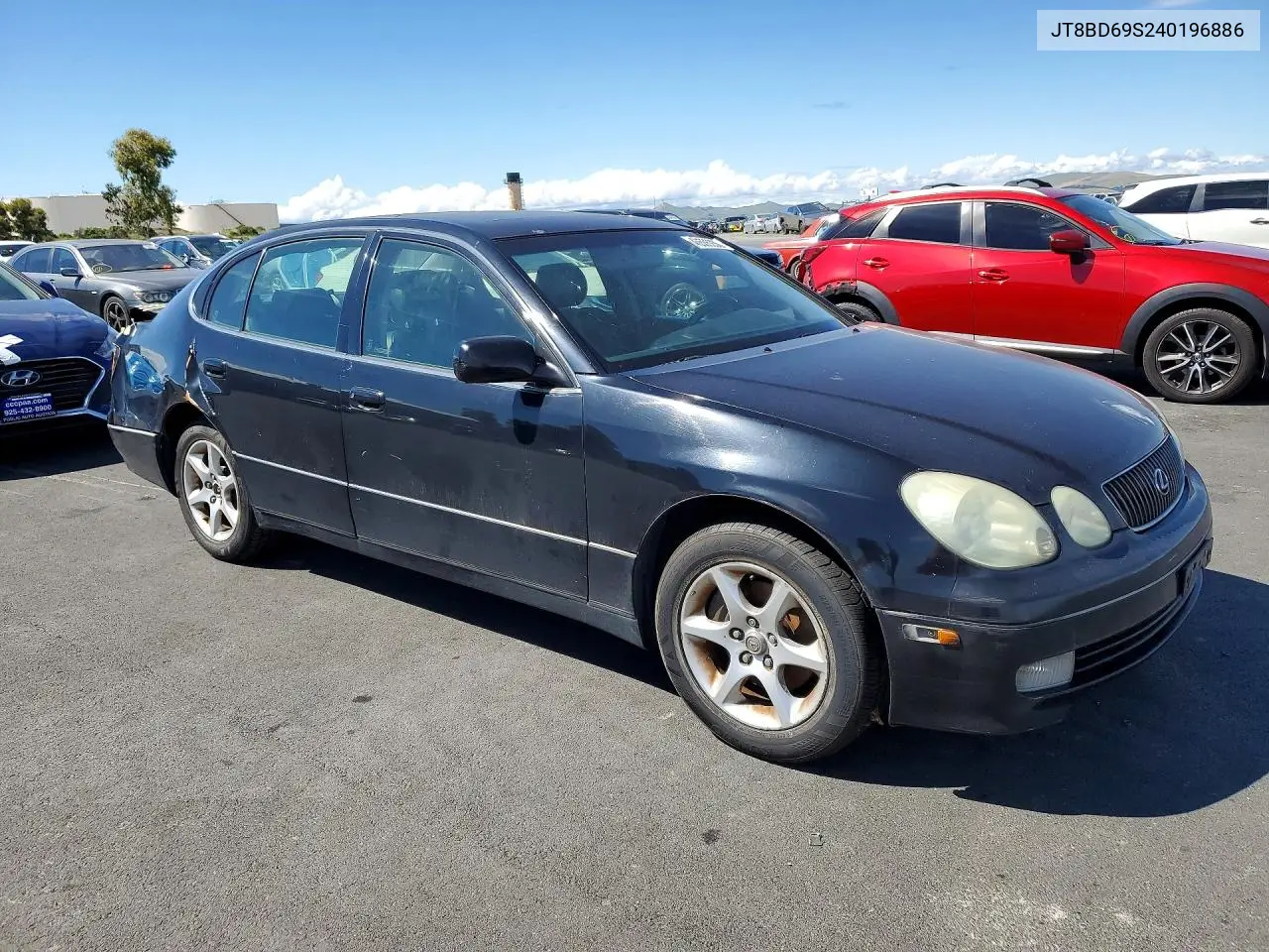2004 Lexus Gs 300 VIN: JT8BD69S240196886 Lot: 49505936