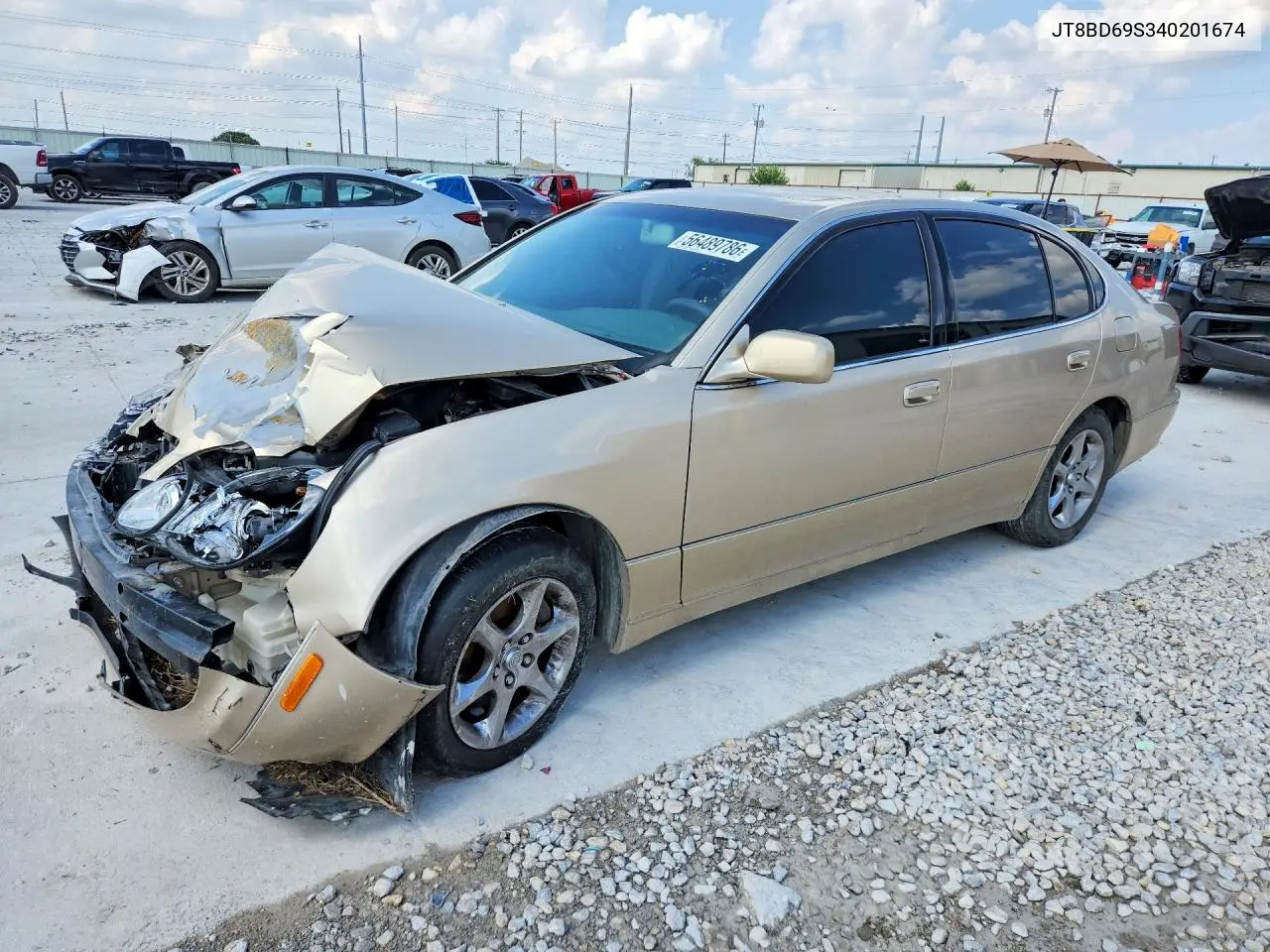 2004 Lexus Gs 300 VIN: JT8BD69S340201674 Lot: 56489786