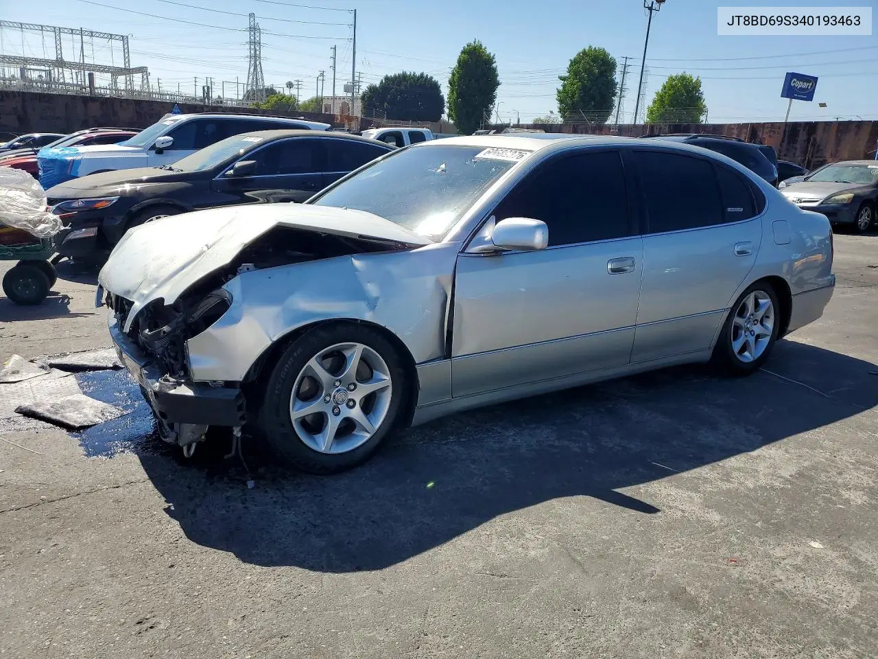 2004 Lexus Gs 300 VIN: JT8BD69S340193463 Lot: 60689376