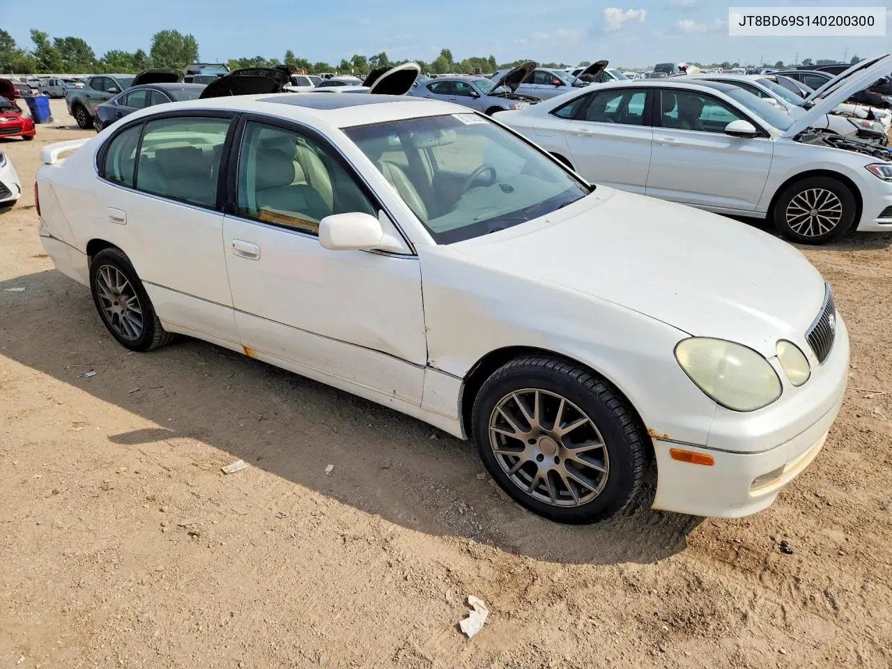 2004 Lexus Gs 300 VIN: JT8BD69S140200300 Lot: 61193256