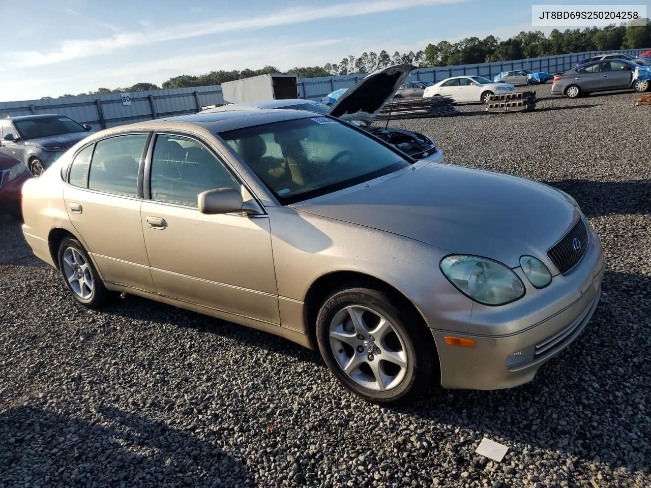 2005 Lexus Gs 300 VIN: JT8BD69S250204258 Lot: 55383946