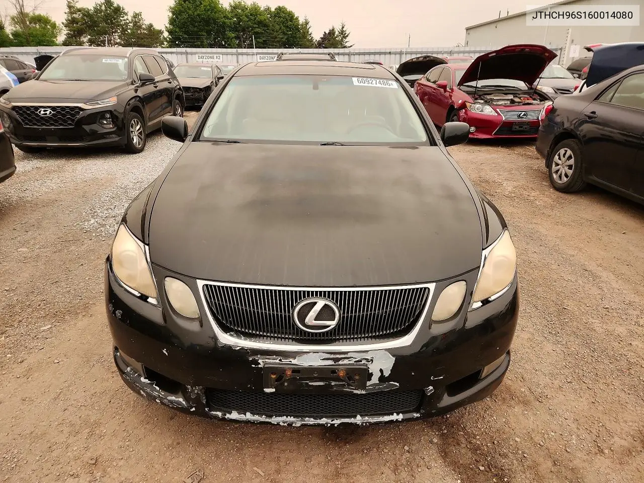 2006 Lexus Gs 300 VIN: JTHCH96S160014080 Lot: 60927486