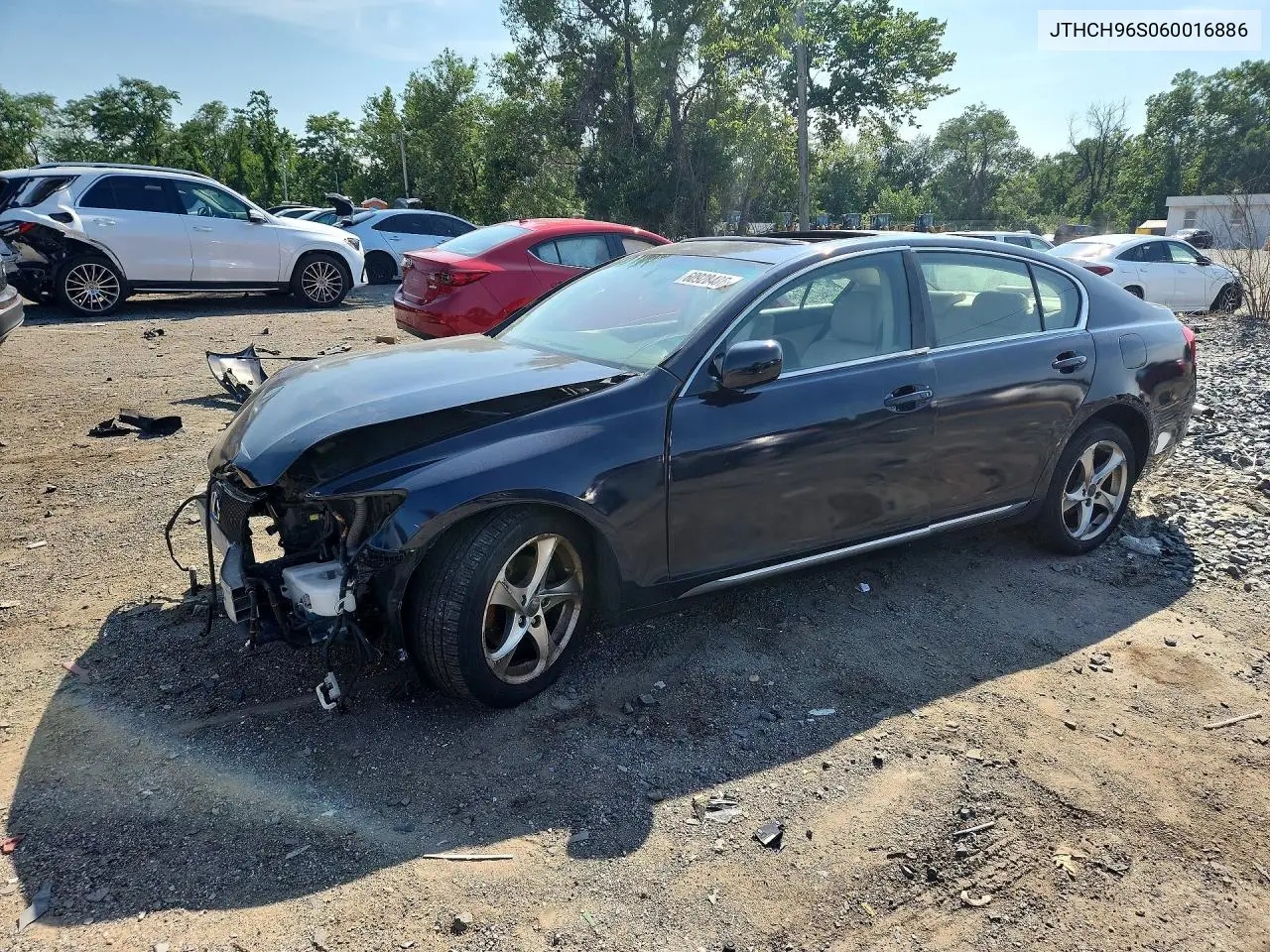 2006 Lexus Gs 300 VIN: JTHCH96S060016886 Lot: 60928486