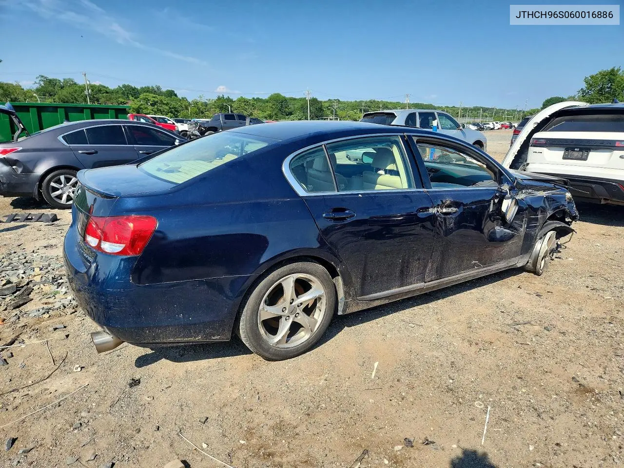 2006 Lexus Gs 300 VIN: JTHCH96S060016886 Lot: 60928486