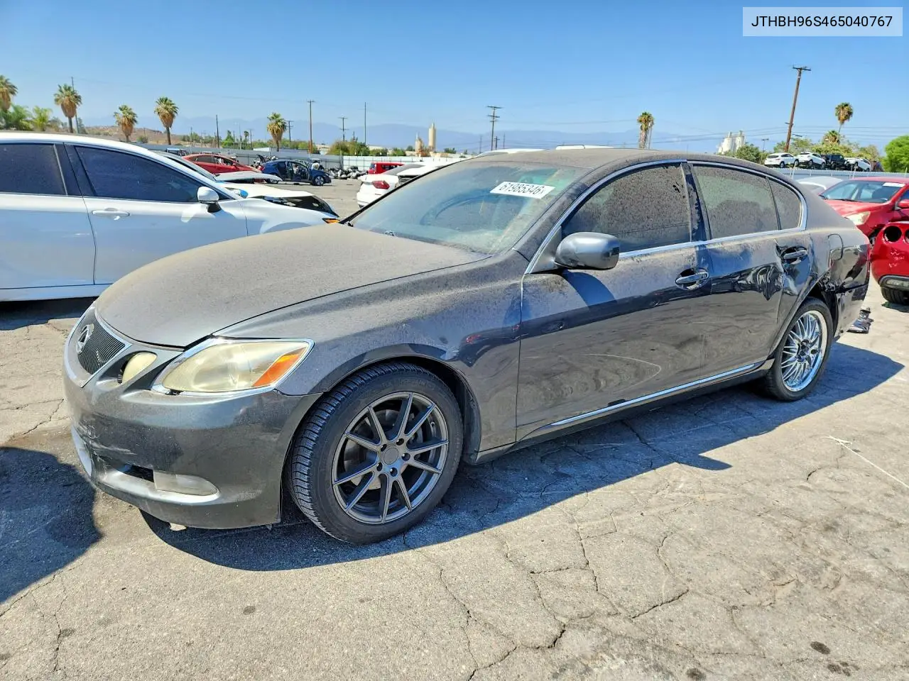 2006 Lexus Gs 300 VIN: JTHBH96S465040767 Lot: 61985346