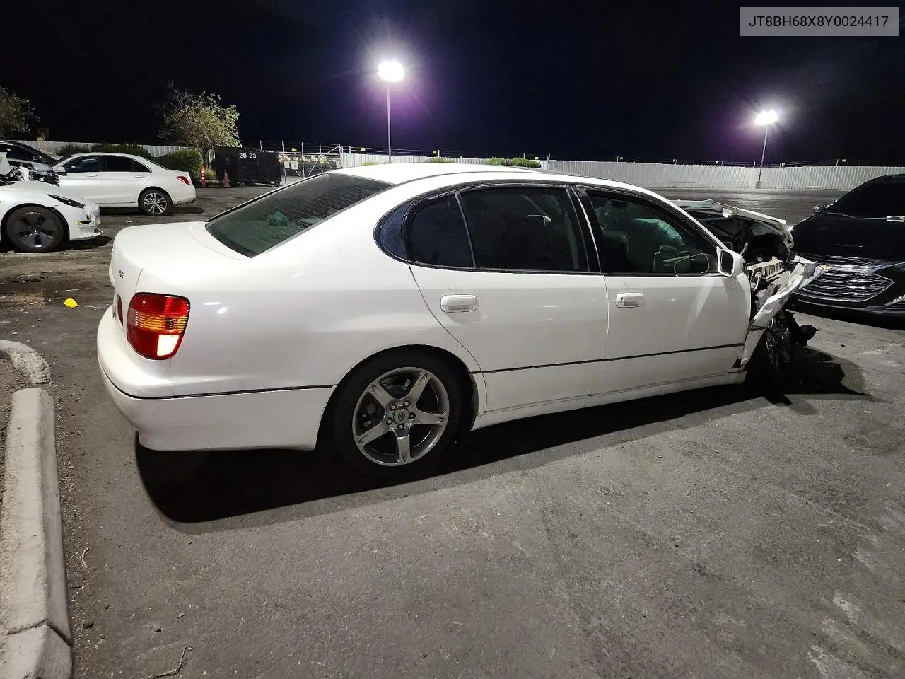 2000 Lexus Gs 400 VIN: JT8BH68X8Y0024417 Lot: 60263826