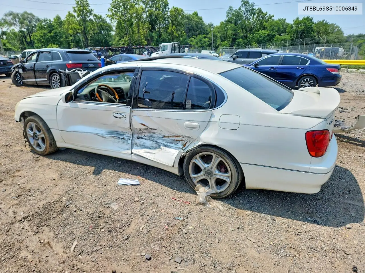 2001 Lexus Gs 430 VIN: JT8BL69S510006349 Lot: 60485676