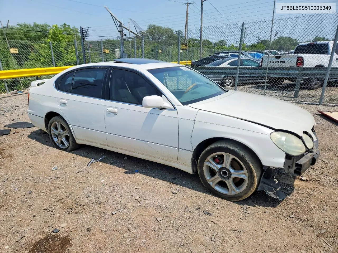 2001 Lexus Gs 430 VIN: JT8BL69S510006349 Lot: 60485676