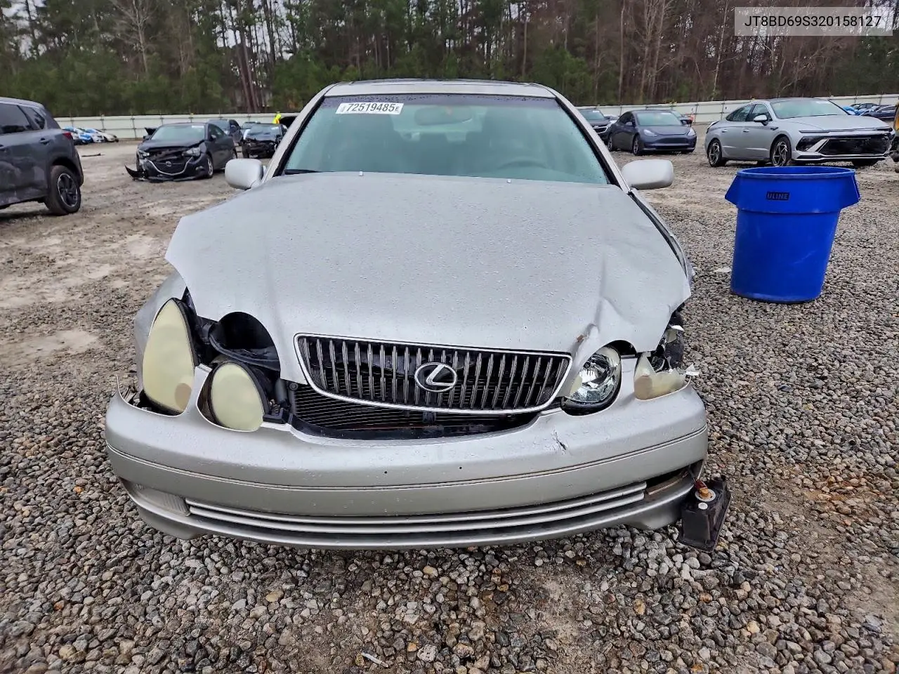 2002 Lexus Gs 300 VIN: JT8BD69S320158127 Lot: 72519485