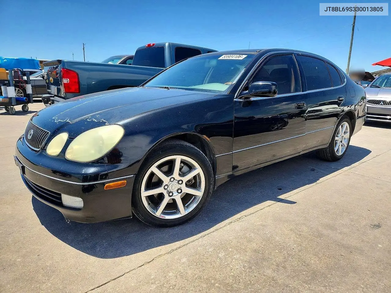 2003 Lexus Gs 430 VIN: JT8BL69S330013805 Lot: 55904106