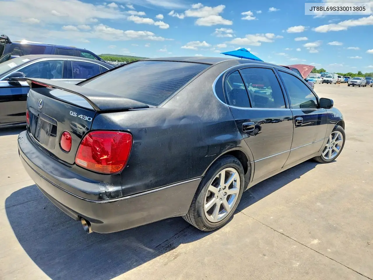 2003 Lexus Gs 430 VIN: JT8BL69S330013805 Lot: 55904106