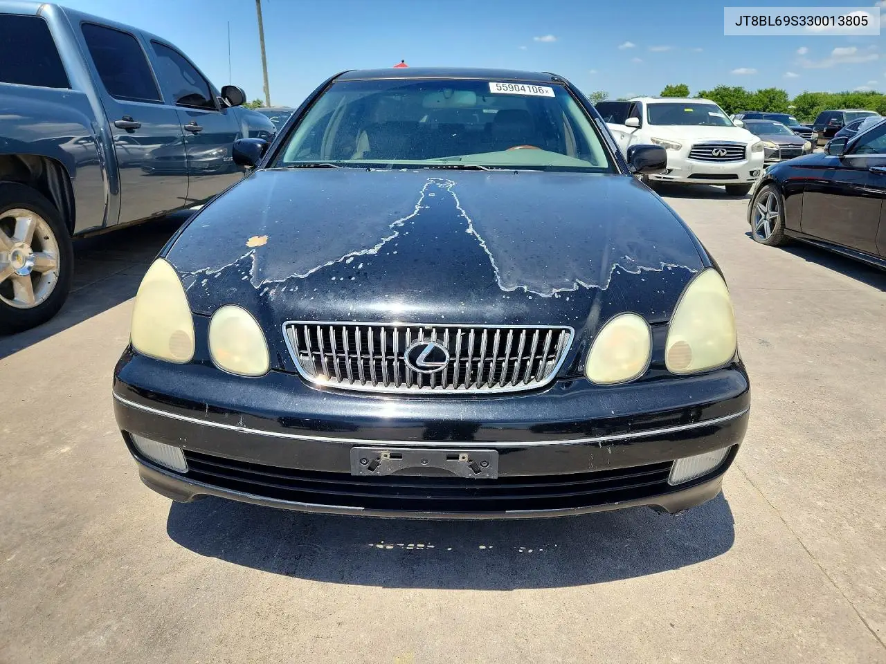 2003 Lexus Gs 430 VIN: JT8BL69S330013805 Lot: 55904106