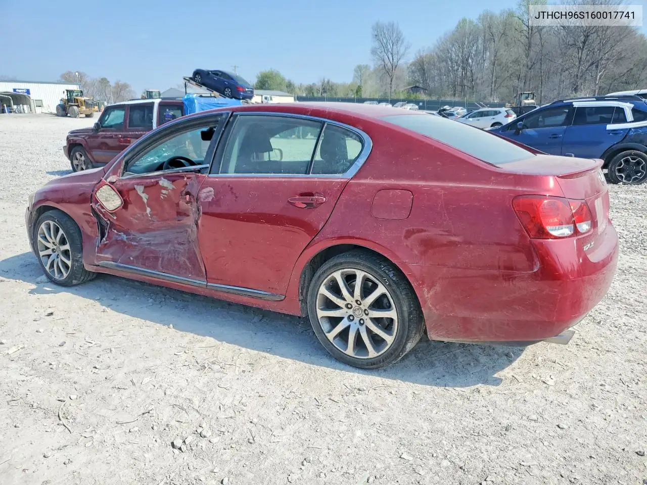 2006 Lexus Gs 300 Base VIN: JTHCH96S160017741 Lot: 47712906