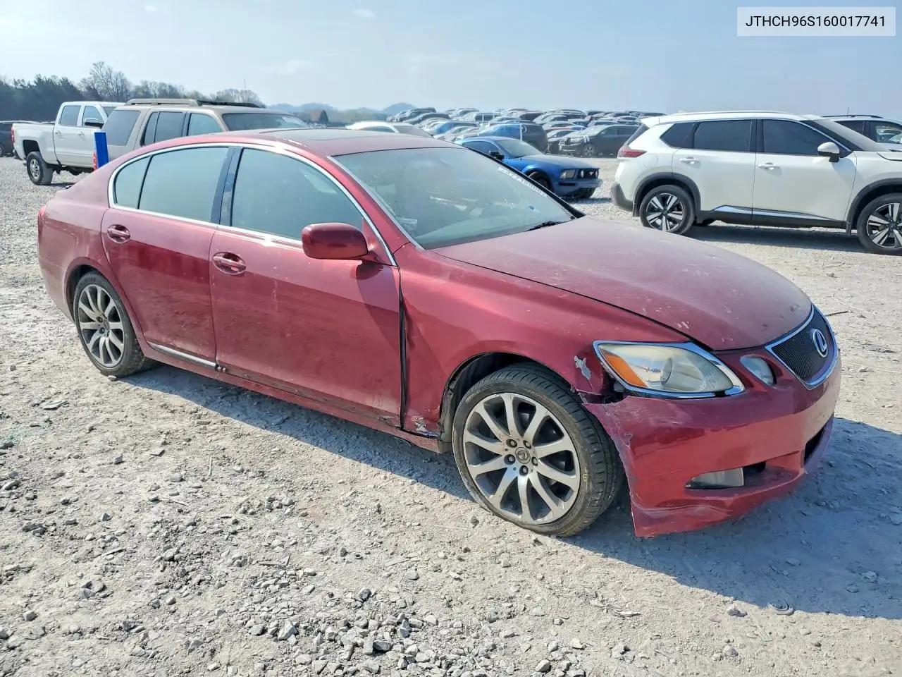 2006 Lexus Gs 300 Base VIN: JTHCH96S160017741 Lot: 47712906