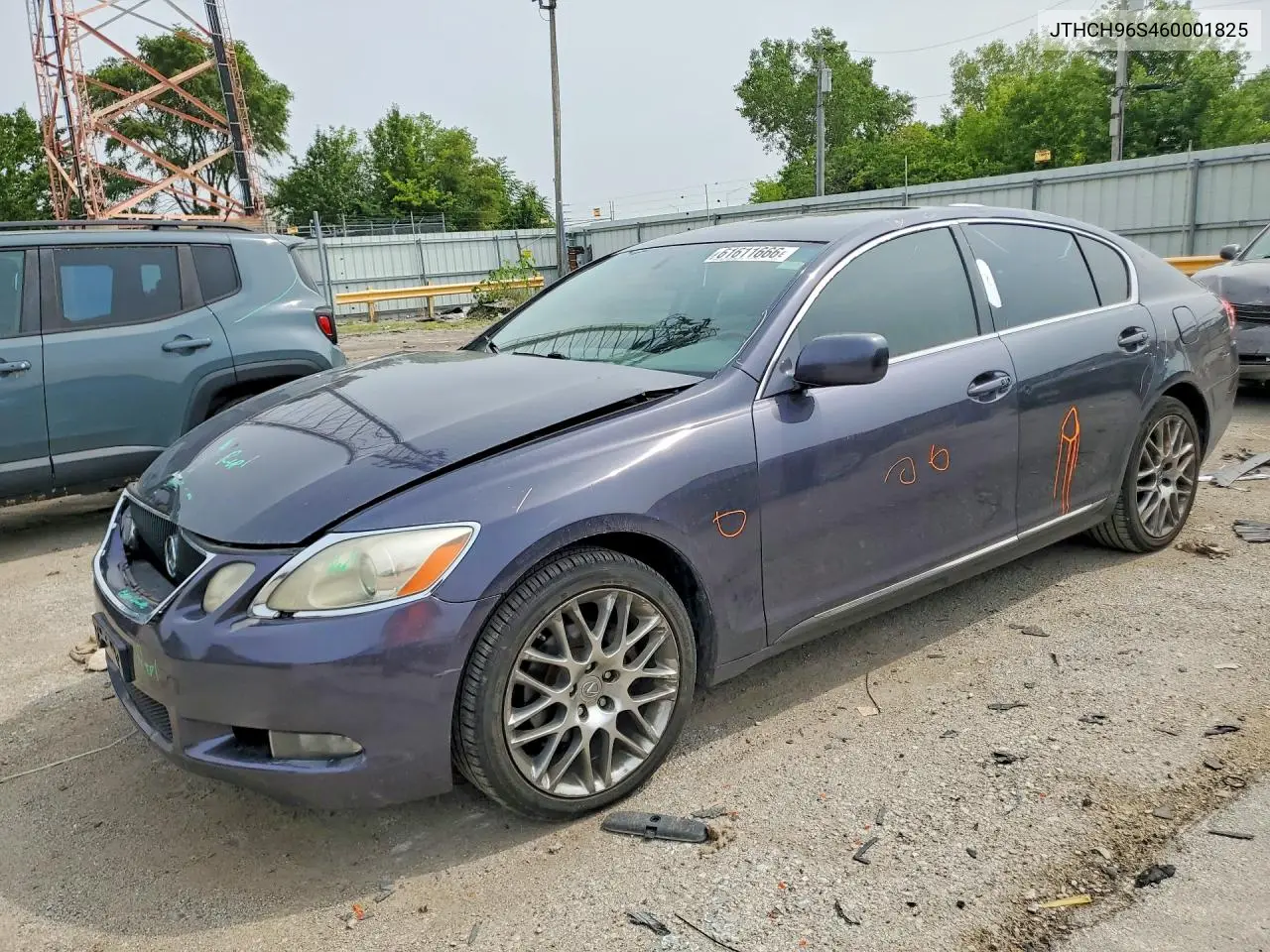 2006 Lexus Gs 300 VIN: JTHCH96S460001825 Lot: 61611666