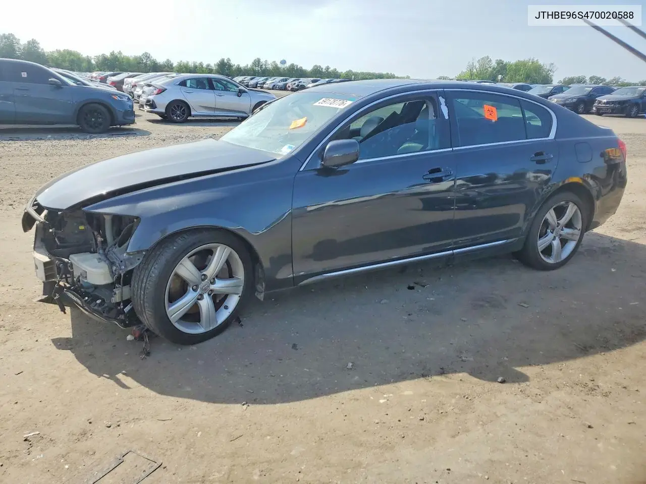 2007 Lexus Gs 350 VIN: JTHBE96S470020588 Lot: 59178776
