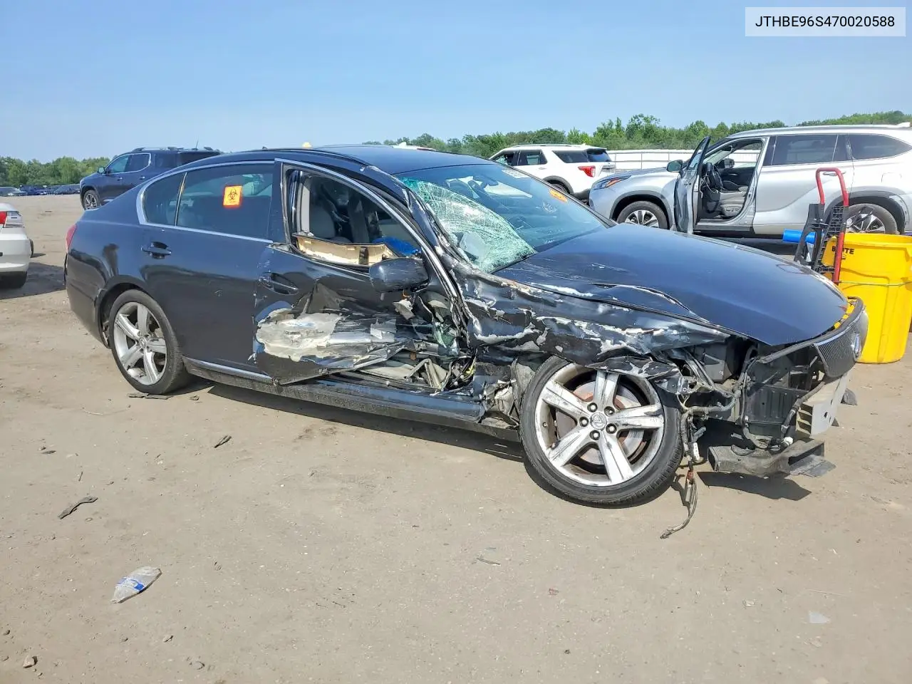 2007 Lexus Gs 350 VIN: JTHBE96S470020588 Lot: 59178776