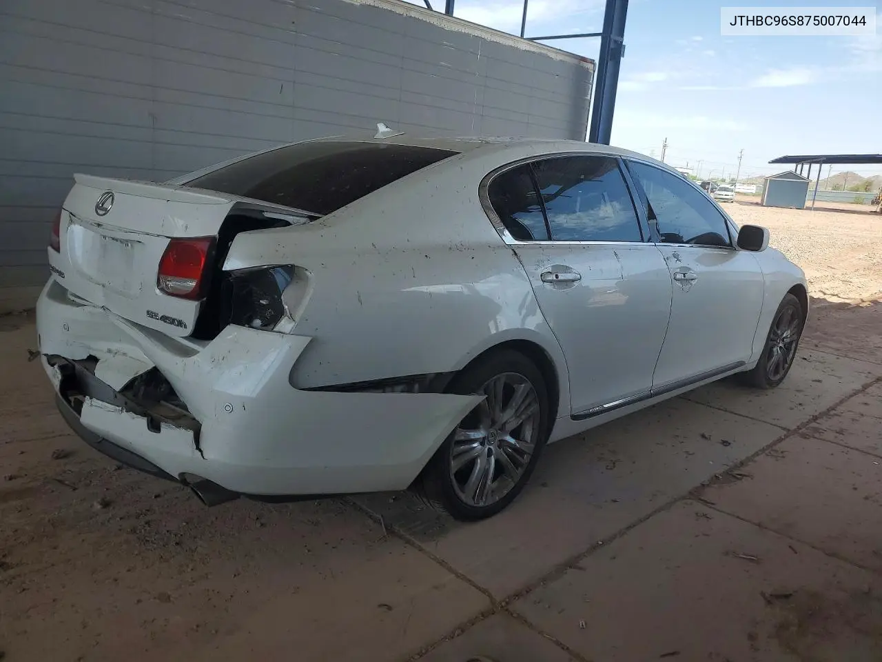 2007 Lexus Gs 450H VIN: JTHBC96S875007044 Lot: 60690876