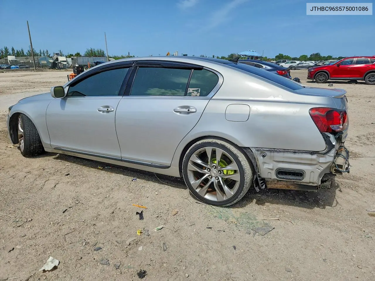 2007 Lexus Gs 450H VIN: JTHBC96S575001086 Lot: 60964526