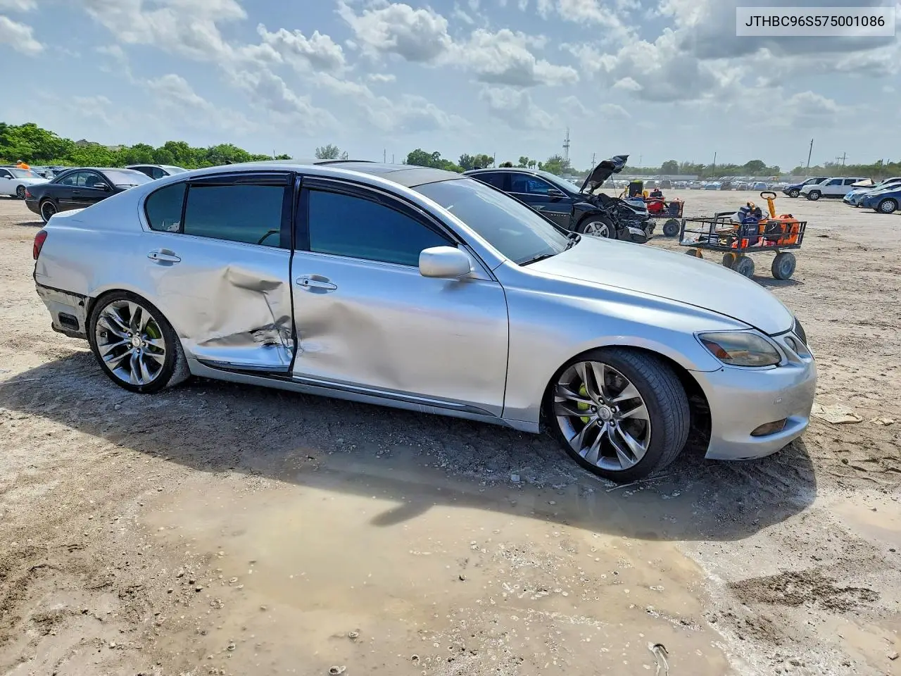 2007 Lexus Gs 450H VIN: JTHBC96S575001086 Lot: 60964526