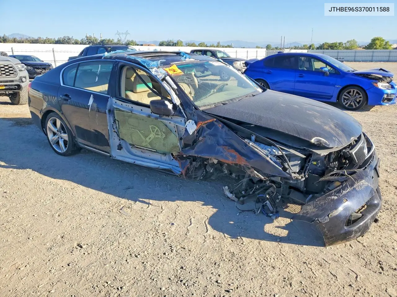 2007 Lexus Gs 350 Base VIN: JTHBE96S370011588 Lot: 61720236