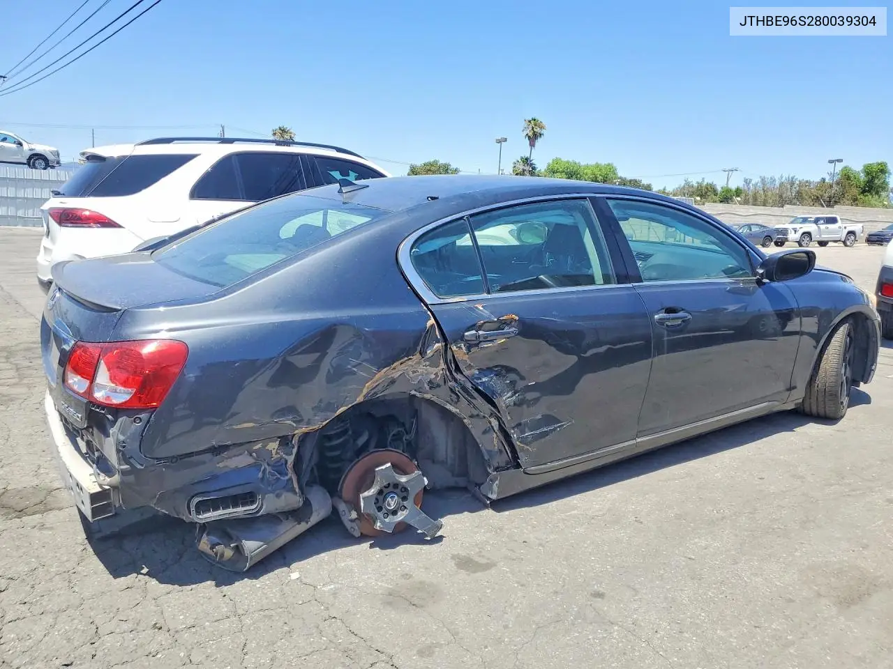 2008 Lexus Gs 350 VIN: JTHBE96S280039304 Lot: 53774616