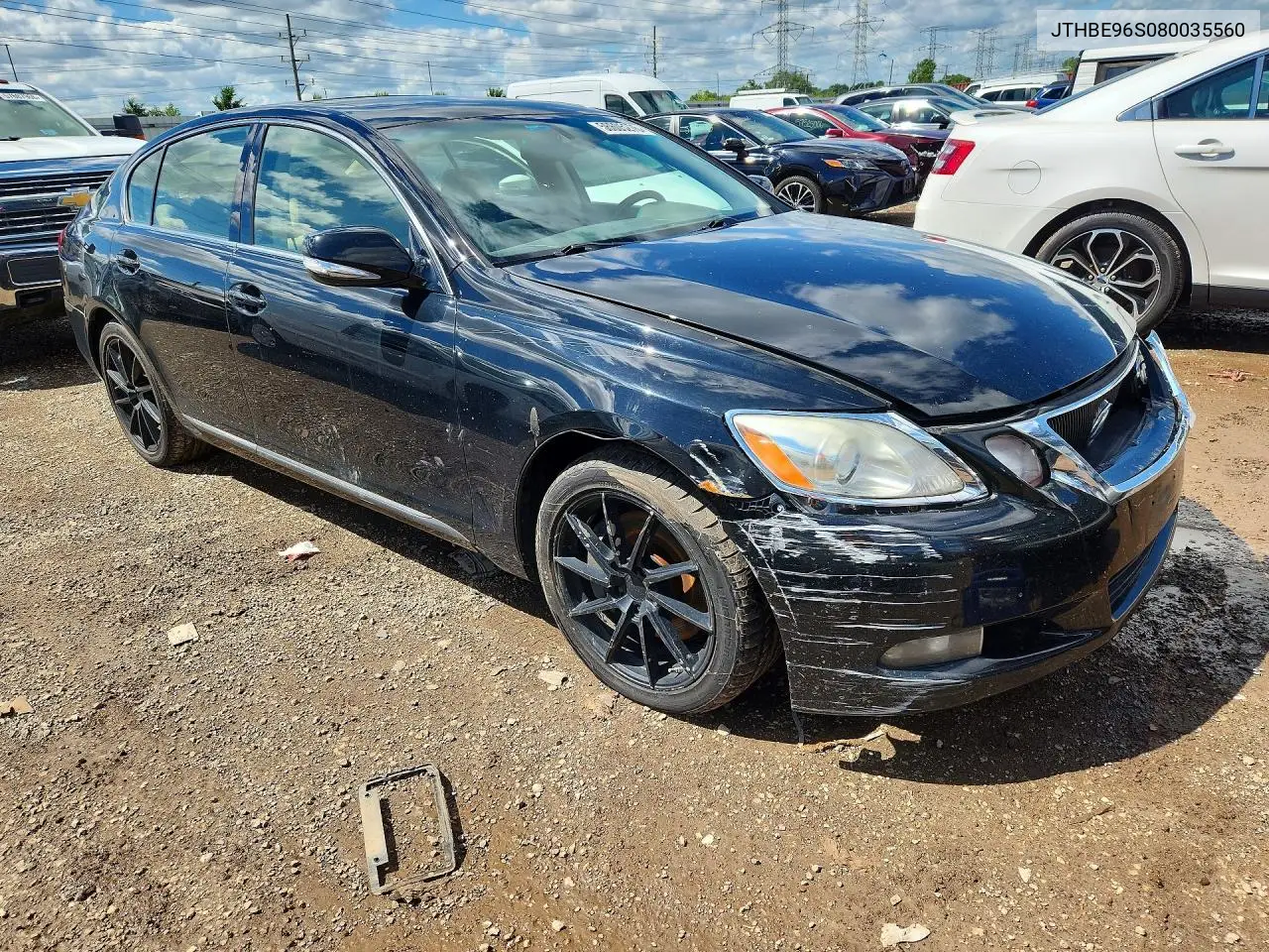 2008 Lexus Gs 350 VIN: JTHBE96S080035560 Lot: 56605276