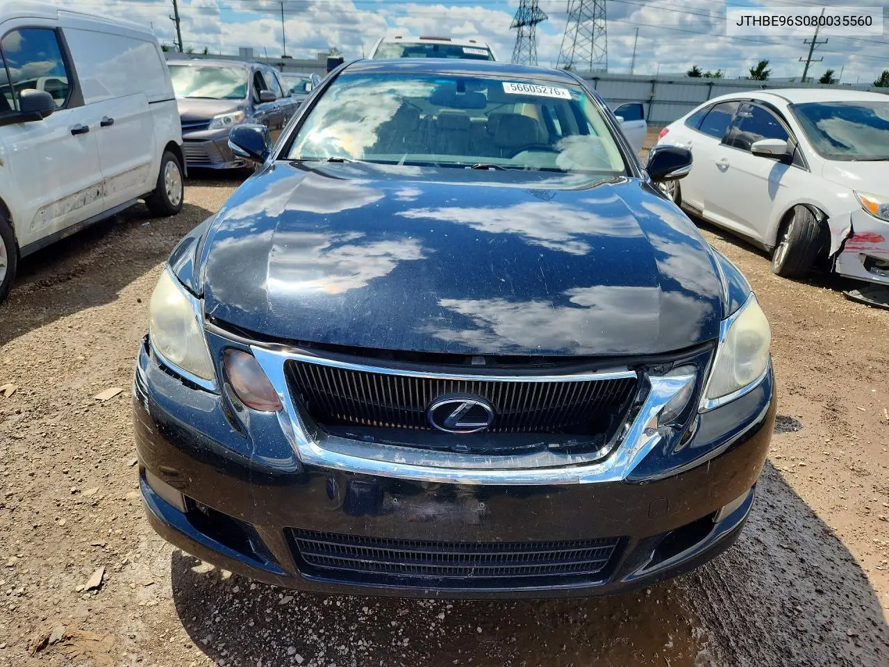 2008 Lexus Gs 350 VIN: JTHBE96S080035560 Lot: 56605276