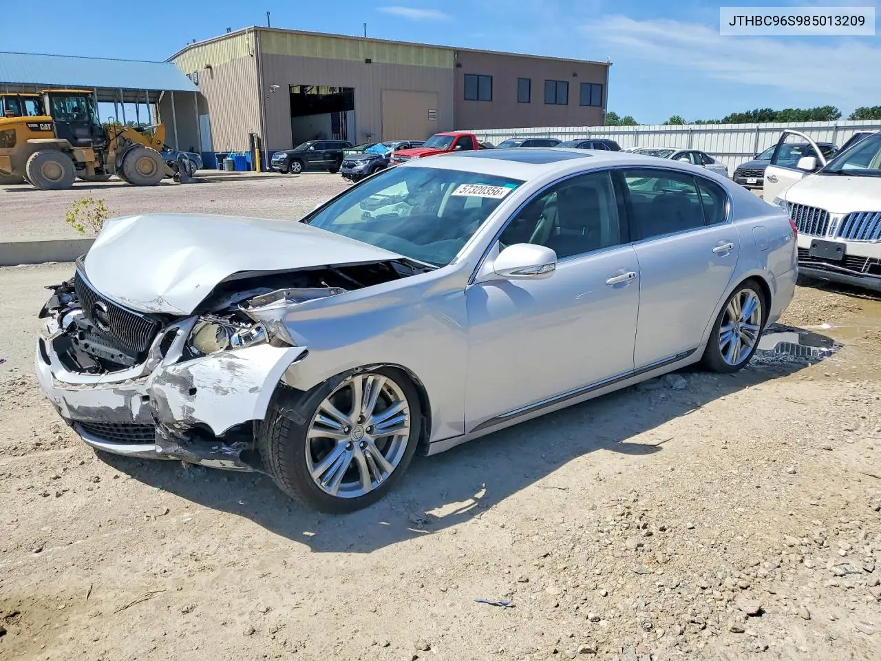 2008 Lexus Gs 450H VIN: JTHBC96S985013209 Lot: 57320356
