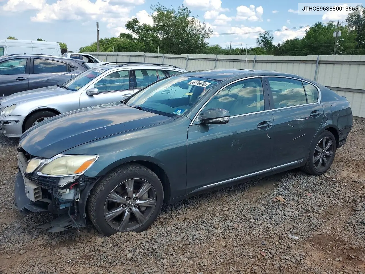 2008 Lexus Gs 350 VIN: JTHCE96S880013665 Lot: 58236936