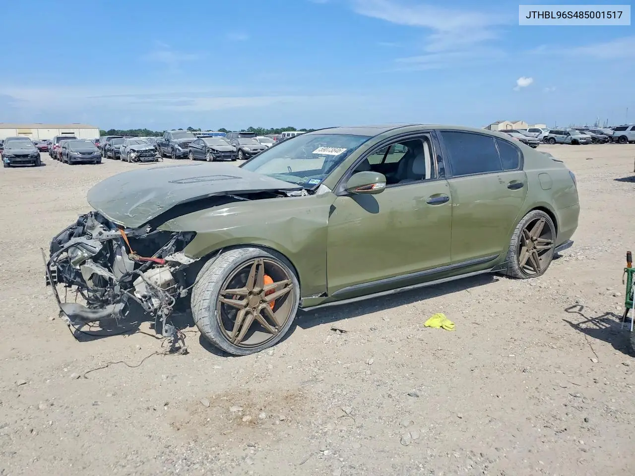 2008 Lexus Gs 460 VIN: JTHBL96S485001517 Lot: 59073846