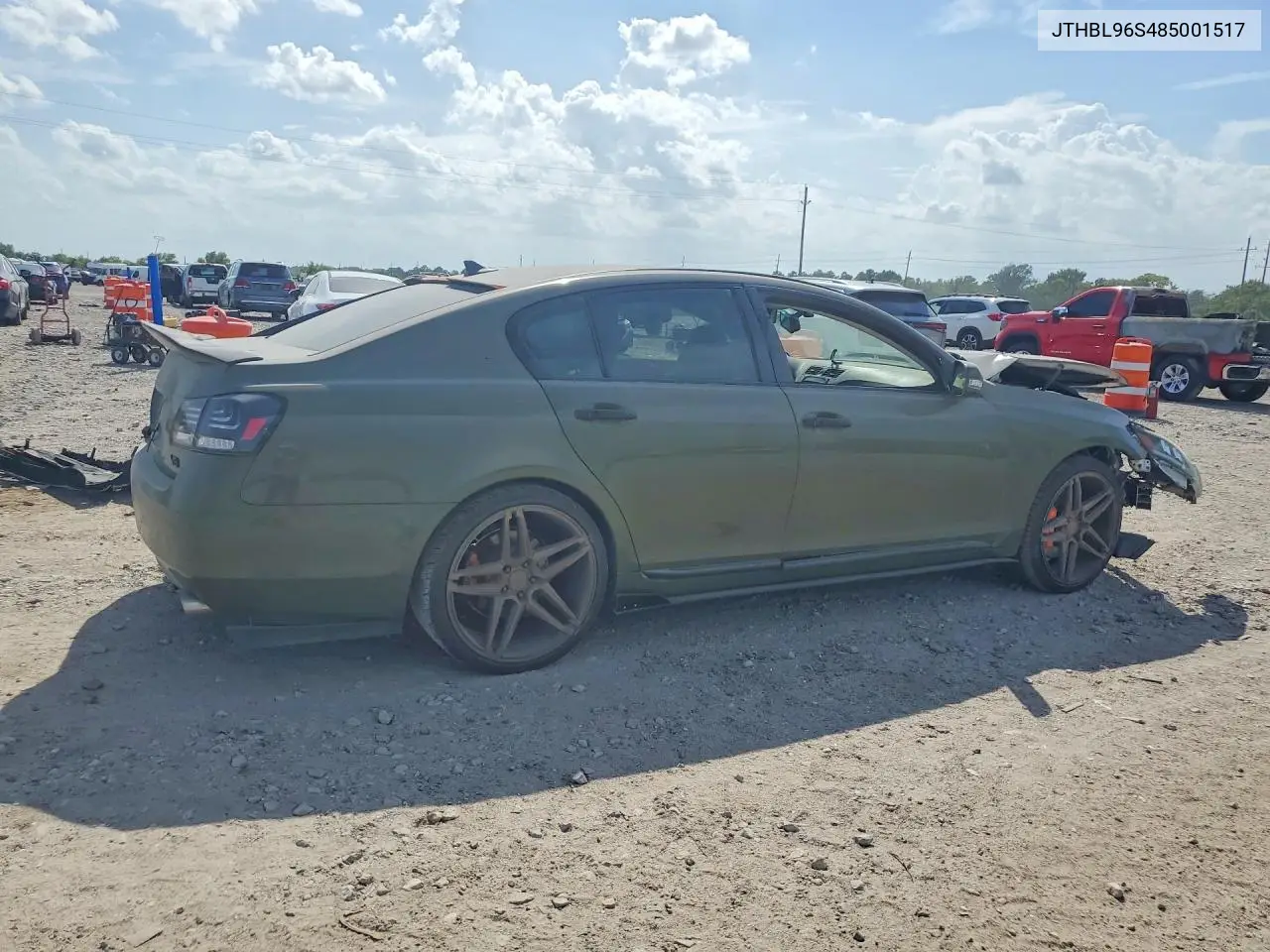 2008 Lexus Gs 460 VIN: JTHBL96S485001517 Lot: 59073846