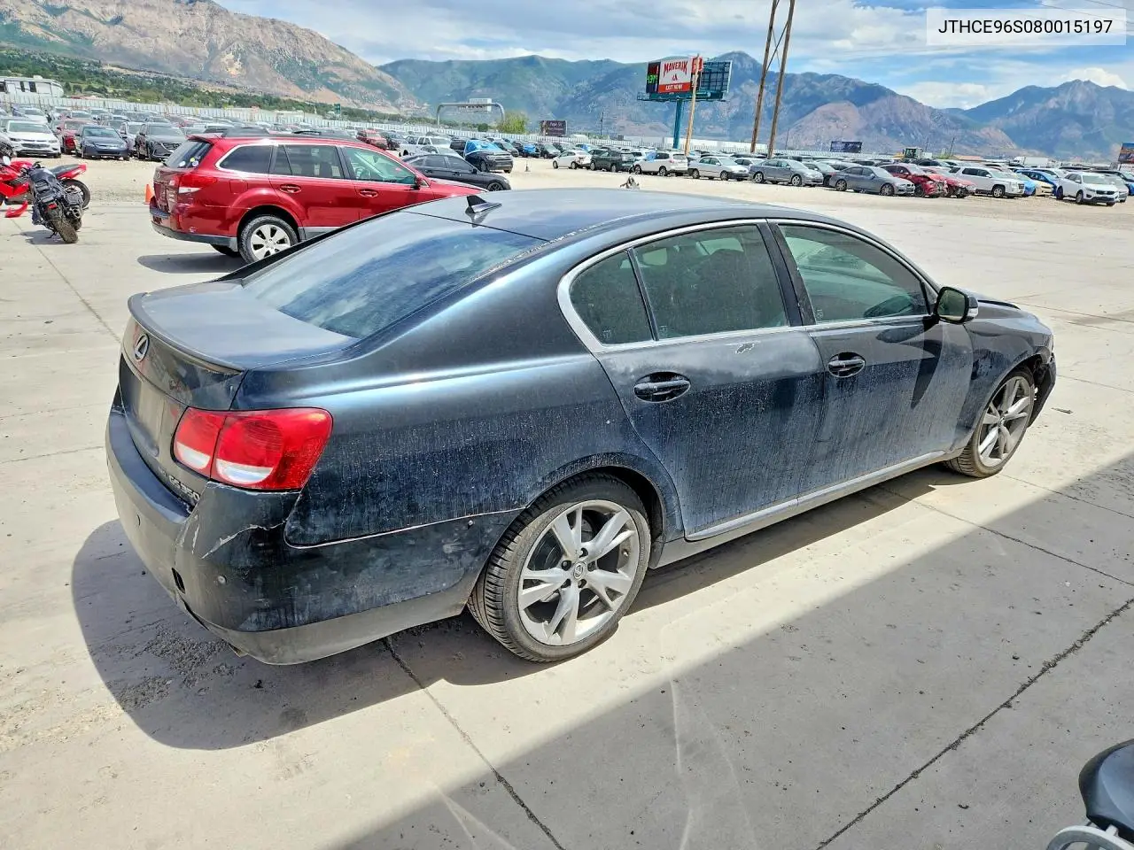 2008 Lexus Gs 350 VIN: JTHCE96S080015197 Lot: 59708046