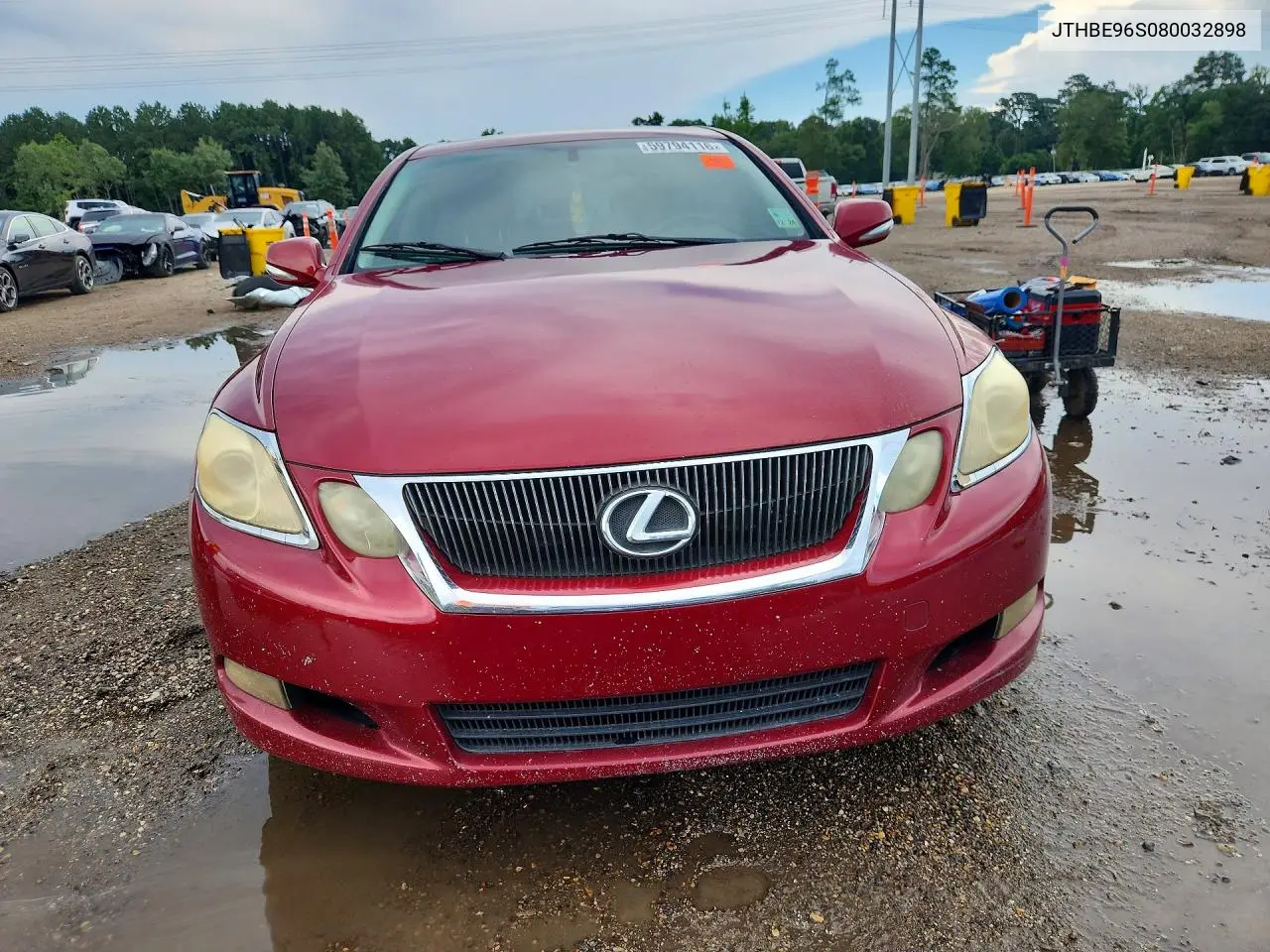 2008 Lexus Gs 350 VIN: JTHBE96S080032898 Lot: 59794116