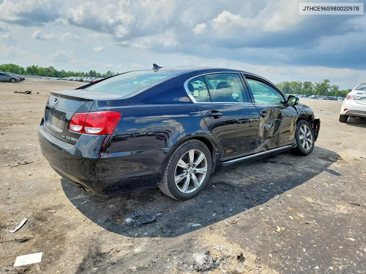 2008 Lexus Gs 350 VIN: JTHCE96S980020978 Lot: 59814906