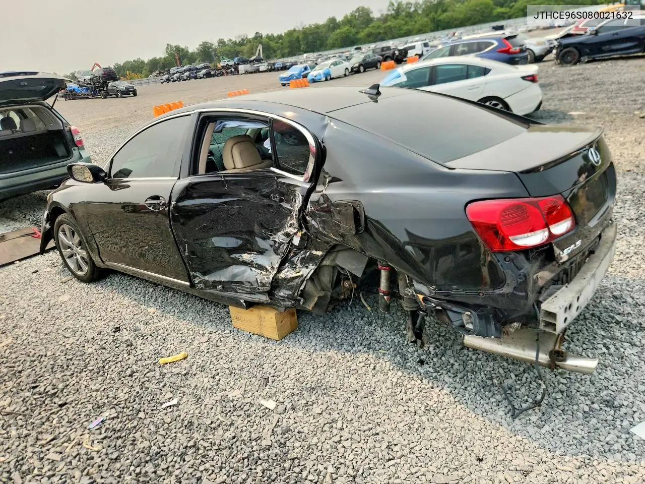 2008 Lexus Gs 350 VIN: JTHCE96S080021632 Lot: 60786786